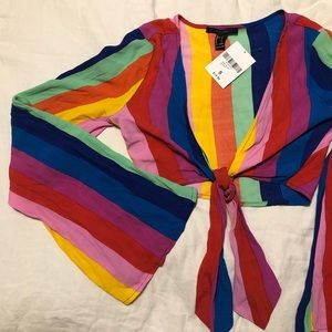 Colorful crop top